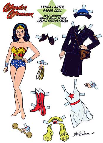 Wonder Woman Paper Doll